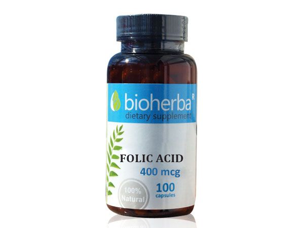 Биохерба - Фолиева киселина х 100 капсули