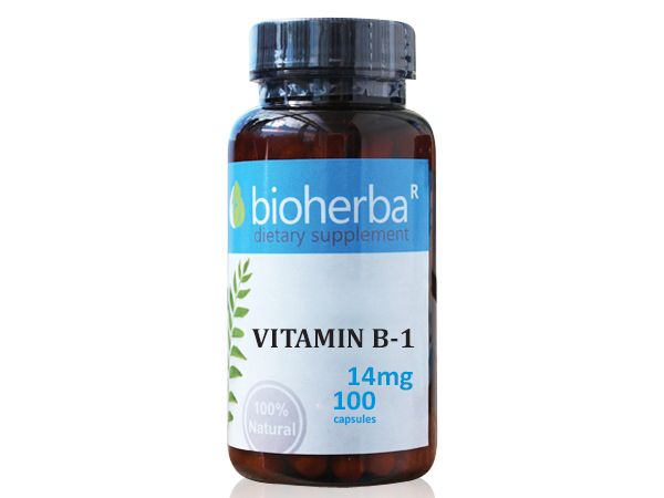 Биохерба - Витамин В 1 (Тиамин) х 100 капсули