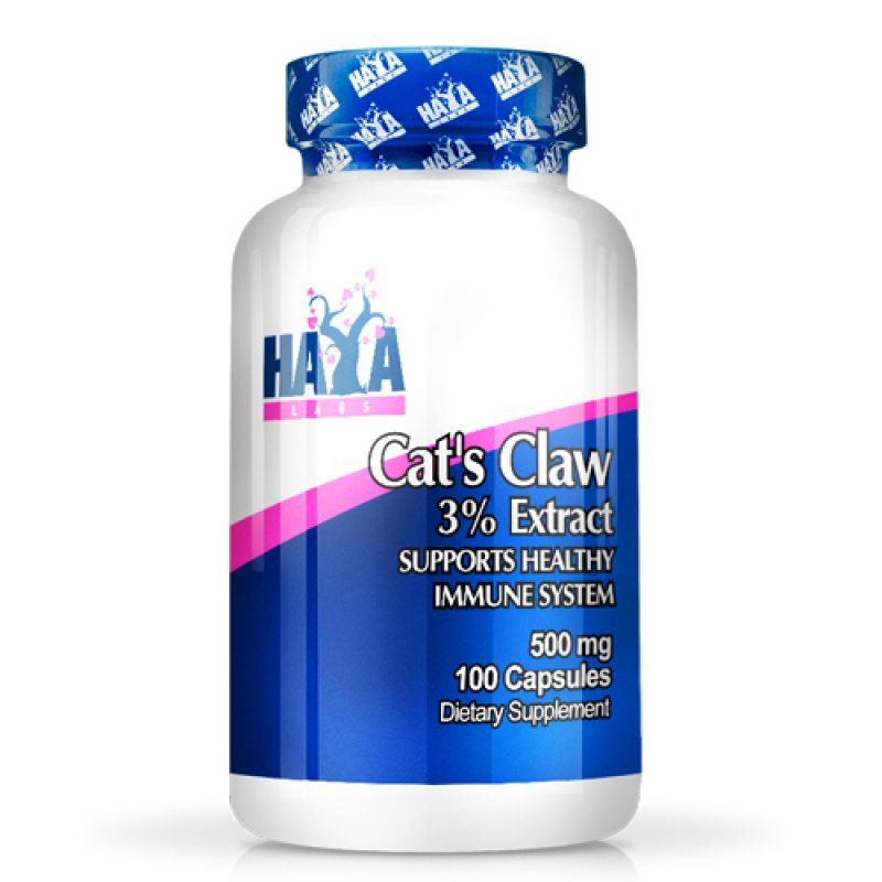 Хая лабс екстракт котешки нокът капсули 500 мг. x 100 бр.