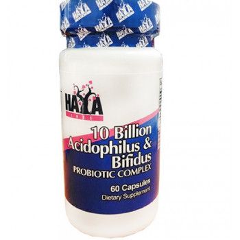 Хая лабс 10 Billion Acidophilus & Bifidus - Пробиотичен комплекс х 30 капс.