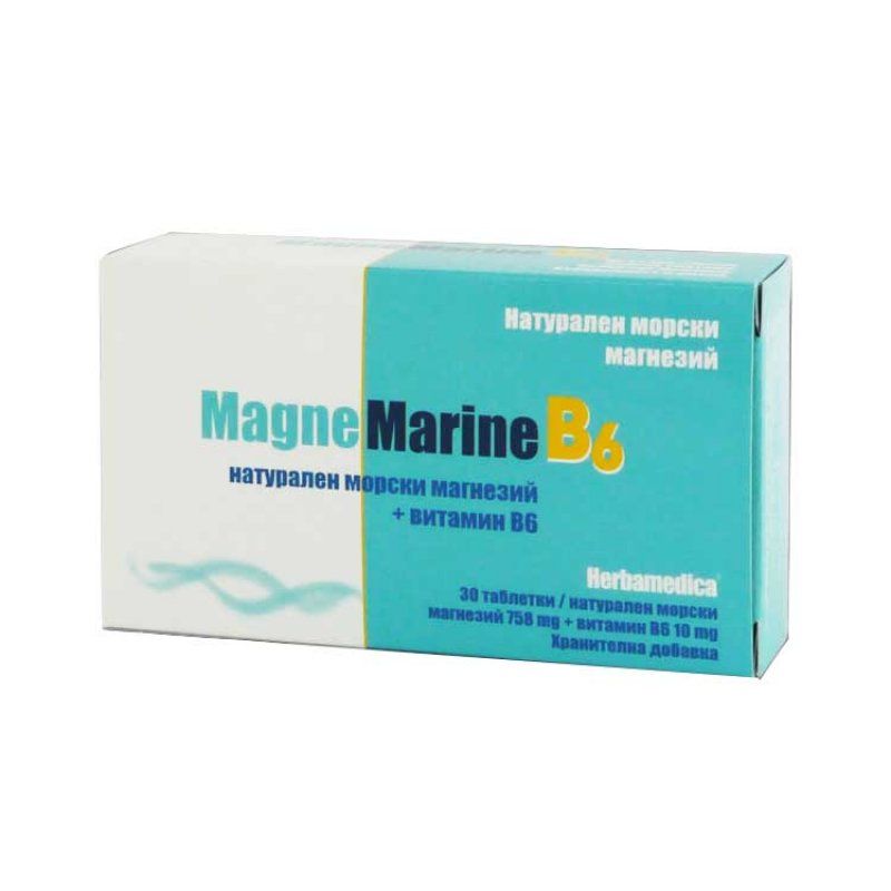 Магне Марин В6 капсули 758 мг. х 30 бр.