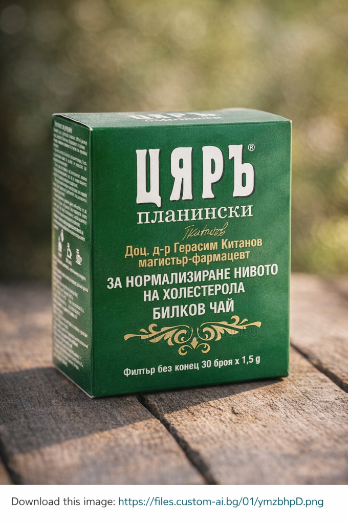 Билков чай Цяръ за нормализиране нивата на холестерола - 30 бр.