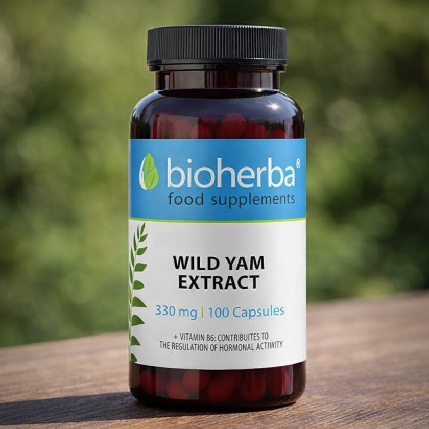 Биохерба -  Див  Сладък Картоф + Вит.В6 - 330 мг. х 100 капсули