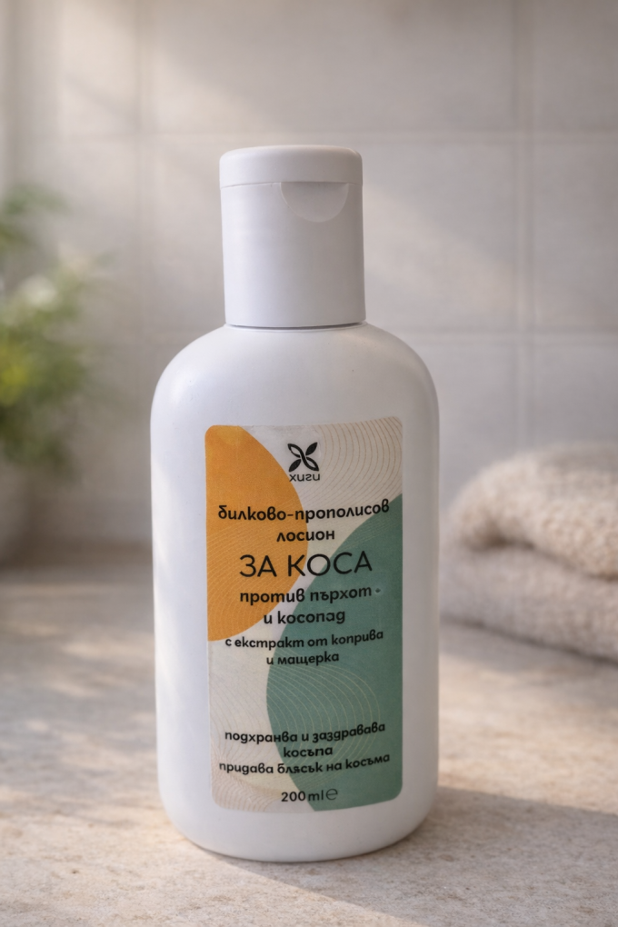 Прополисов лосион за коса 200 мл. - Хигитест