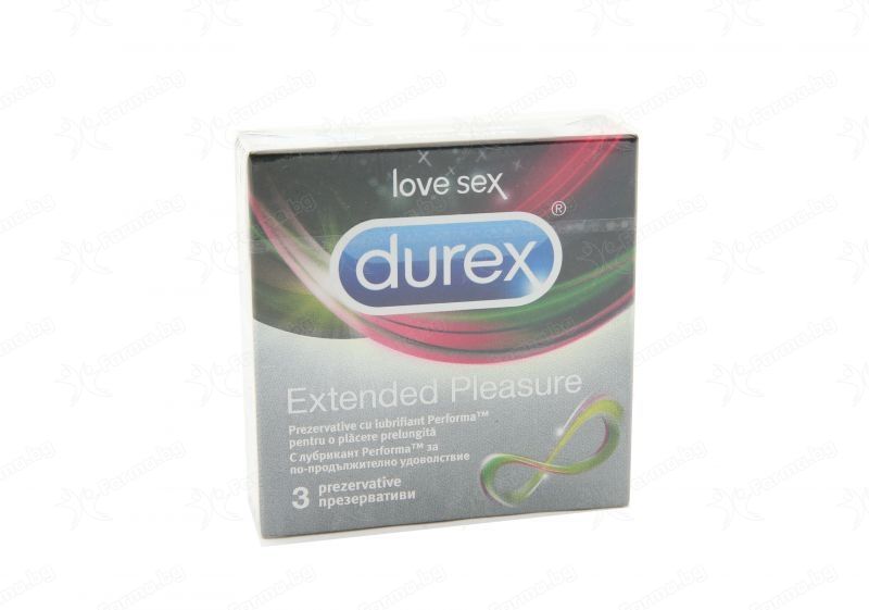 Презервативи Durex Extended Pleasure - 3 бр.