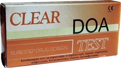 Тест за наркотици DOA 6 показателя (лента) - Clear