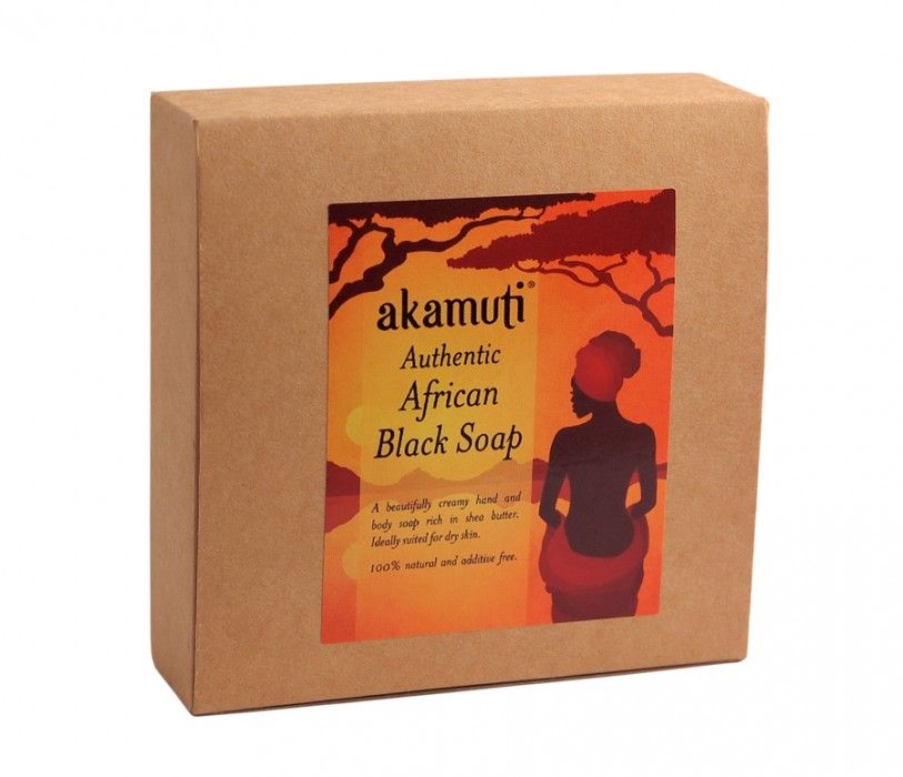 Африкански черен сапун при акне - 130 гр.