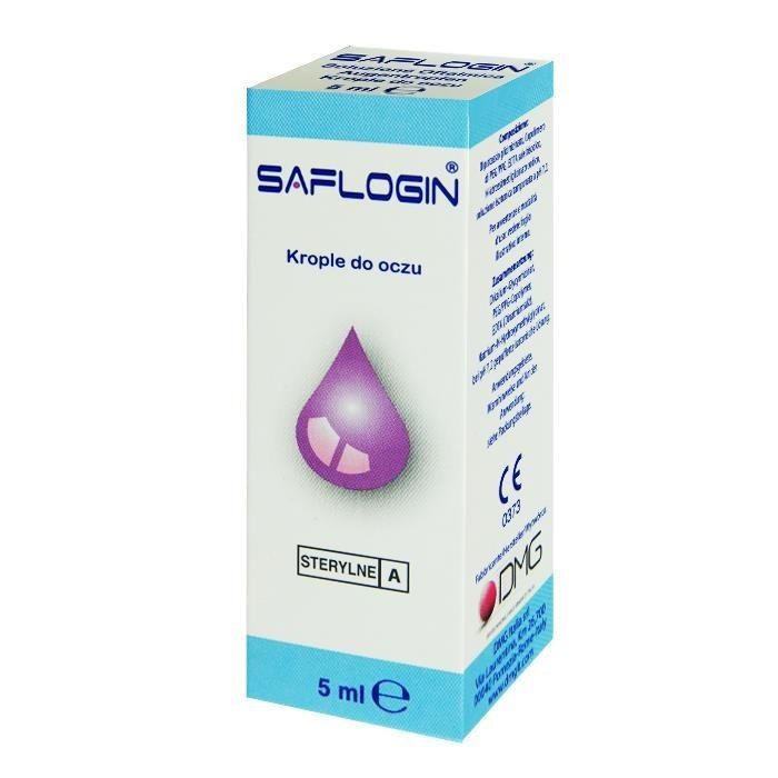 Сафлоджин (Saflogin) - очен разтвор с локално противовъзпалително действие - 5 мл.