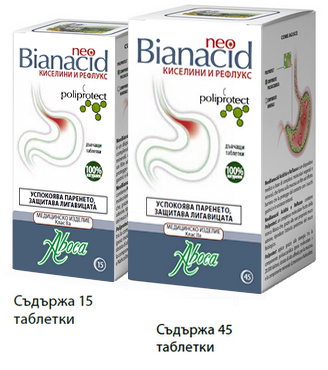 Необианацид - таблетки 15/45 тб.