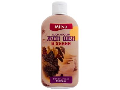 Милва- Шампоан за коса с жен-шен и хинин - 200мл.