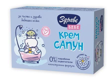 Крем-сапун Здраве бебе х 75 гр. - Арома