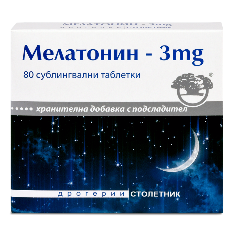 Мелатонин таблетки 3 мг. х 80 бр. - Никсен