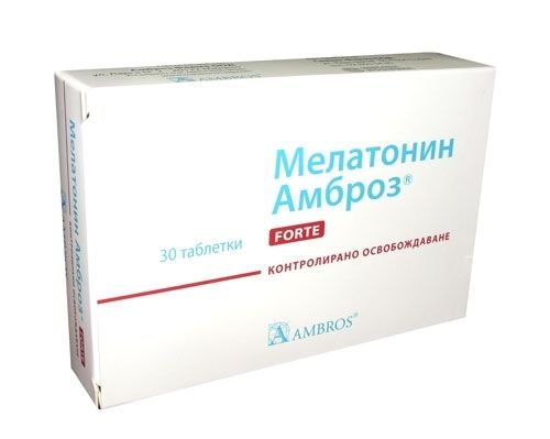 Мелатонин Амброз форте табл. 5 мг. х 30 бр.