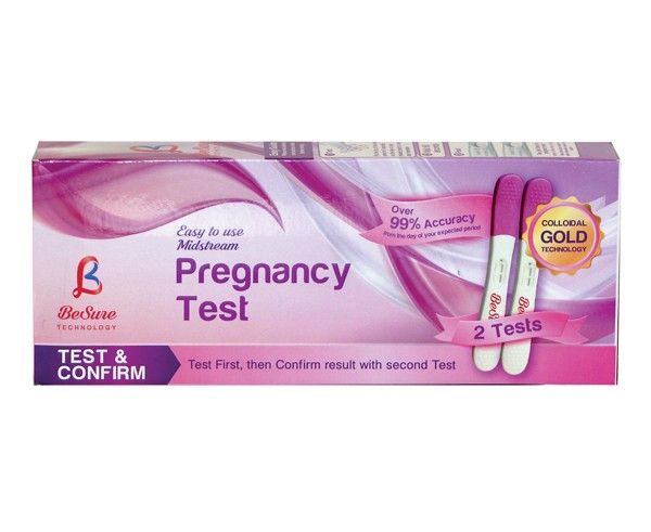  Тест за бременност Би Шуър 2 бр. писалка