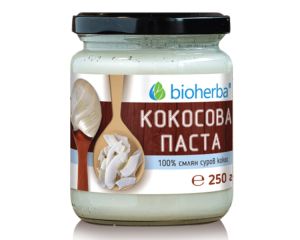 Биохерба - Кокосова паста 100% смлян суров кокос х 250 гр.
