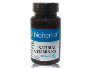 Биохерба - Натурален Витамин K2 х 60 капсули