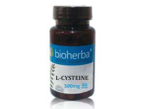 Биохерба - Л-цистеин 500 мг. x 60 капсули