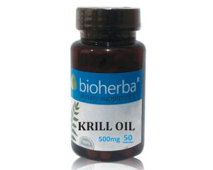 Биохерба – Масло от крил (Krill oil) 500 мг. x 50 софтгел капсули