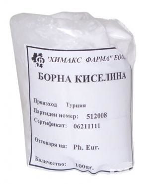 Ациди борикум (борна киселина) х 50/100/500/1000 гр.