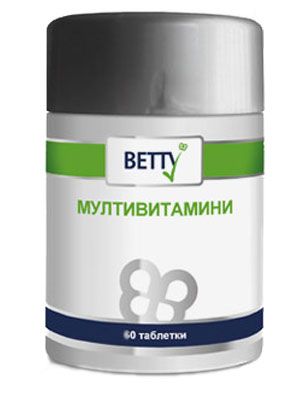 Бети A-Z Мултивитамини и минерали 30 таблетки 