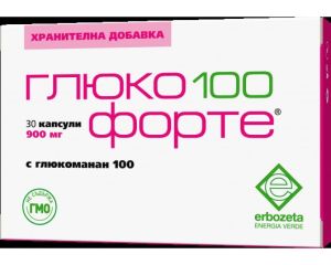 Глюко 100 Форте 900 мг. х 30 капс.
