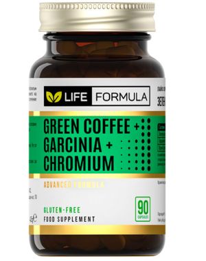 Лайф формула – зелено кафе, гарциния и хром капс. x 30 бр.