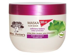 Mrs. Potter’s маска за коса с гинко билоба и кератин за боядисана коса – 250 мл.