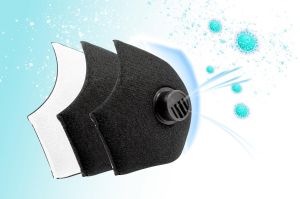 Защитна трислойна маска с клапан