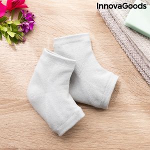 ​Ергономични силиконови чорапи при болки и напукани пети INNOVAGOODS, С гел от натурални масла