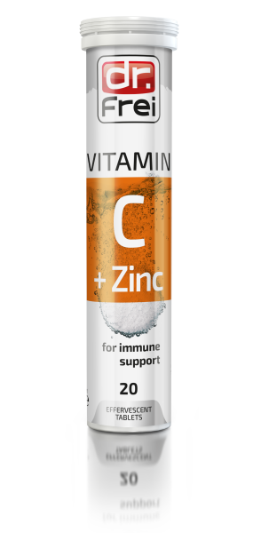 Разтворими витамини / ефервесцентни на Dr. Frei с витамин C и цинк