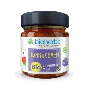 Цинк и Селен в Био Пчелен мед, Биохерба, 280 грама