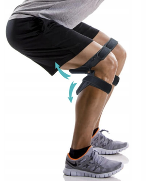Защитни стабилизиращи наколенки Power Knee, Черни, Универсален размер
