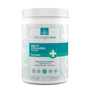 Колаген на прах с Хиалуронова киселина и Витамин С NaturagenPro, 330 грама
