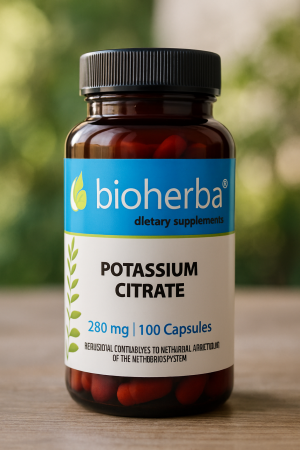 Биохерба – Калий /Potassium Citrate/ 450 мг. x 100 капсули