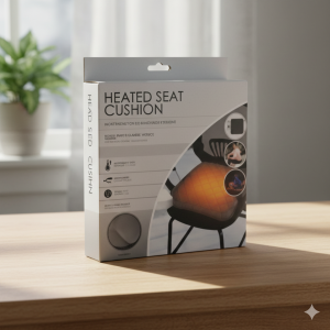 Загряваща възглавница възглавница за стол, 45 x 45 x 3 см.