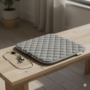 Загряваща възглавница възглавница за стол, 45 x 45 x 3 см.