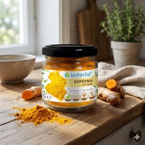 Био Куркума на прах Биохерба, 35 грама
