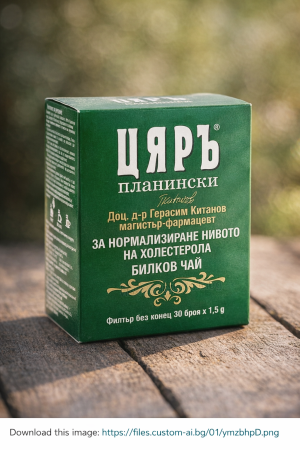 Билков чай Цяръ за нормализиране нивата на холестерола - 30 бр.