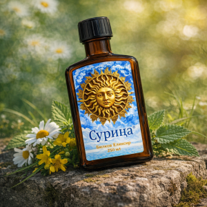 Сурица Билков Еликсир с 12 билки за Добър имунитет и Детокс, Биохерба, 250 мл.