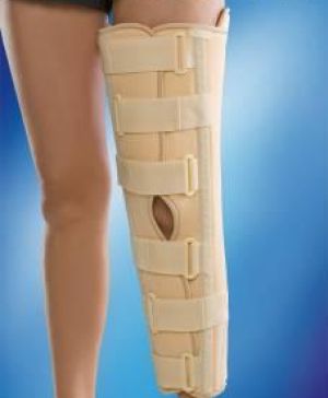 Ортеза за колянна става с усилена фиксация и твърди ребра