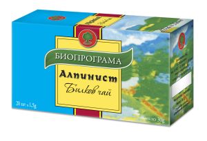 Билков чай Алпинист - филтър