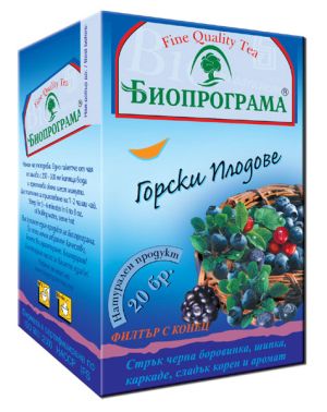 Билков чай Горски плодове - филтър