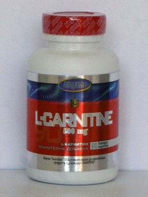 Л-карнитин 500 мг. х 90 капсули - Биогейм