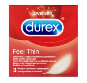 Презервативи Durex Feel Thin - 3 бр.