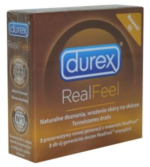 Презервативи Durex Real Feel - 3 бр.