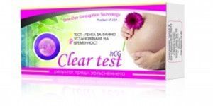 Тест за бременност CLEAR - лента