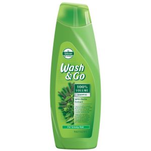 Шампоан Wash Go Herbal fresh - за мазна коса x 200 мл.