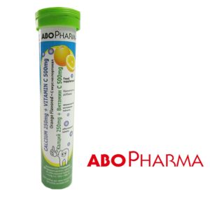 АбоФарма - Калций 250 мг. и витамин C 500 мг. - 20 ефервесцентни табл.