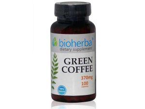 Биохерба - Зелено кафе 370 мг. - 100 капсули