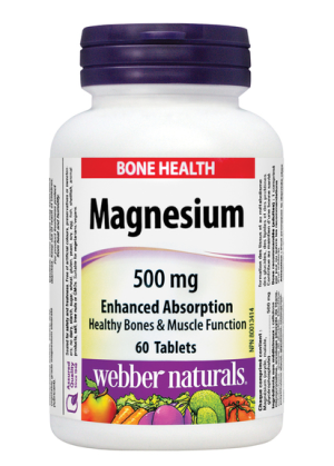 Магнезий 500 мг. х 60 таблетки - Webber Naturals